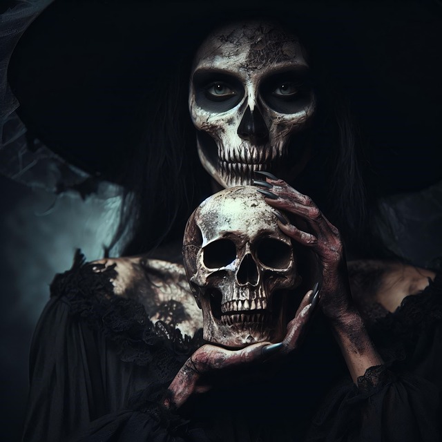 Free ai generated halloween horror illustration