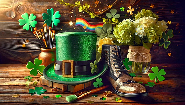 Free ai generated st patrick's day irish theme illustration
