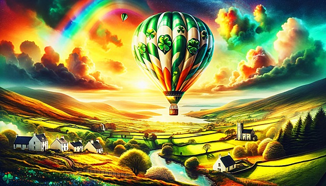 Free ai generated st patrick's day irish theme illustration