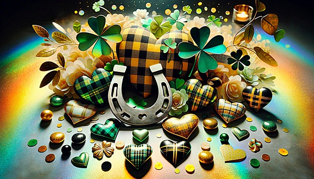 Free ai generated st patrick's day clover illustration
