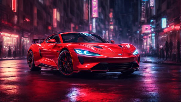 Ai Generado, Coche, Automóvil, Vehículo