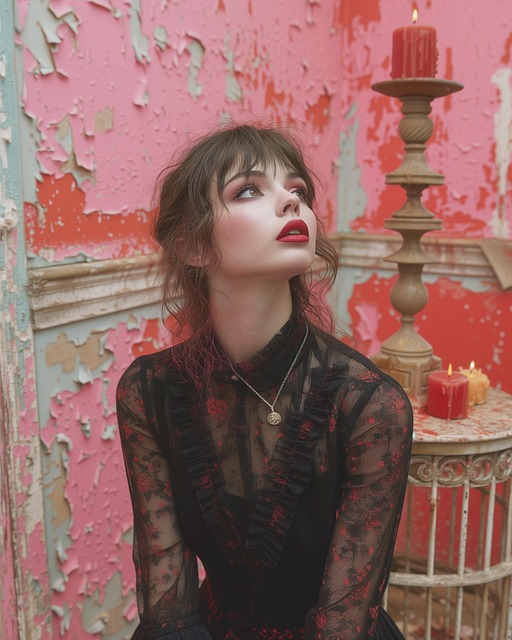 Free ai generated woman gothic illustration