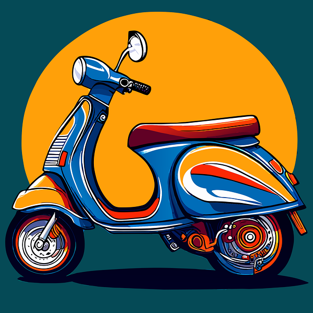 Vespa, Scooter, Motorsykkel, Sykkel