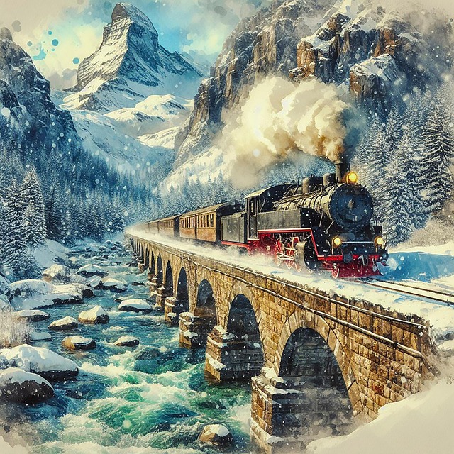 Free locomotive train steam illustration