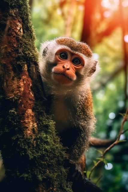 Free Ai Generated Squirrel Monkey illustration and picture