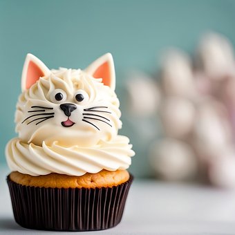 Ai Generado, Mollete, Gato, Linda