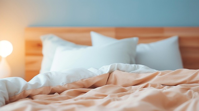 Free ai generated bedroom blanket illustration