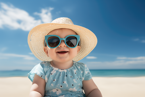 Free Beach Infant illustration and picture