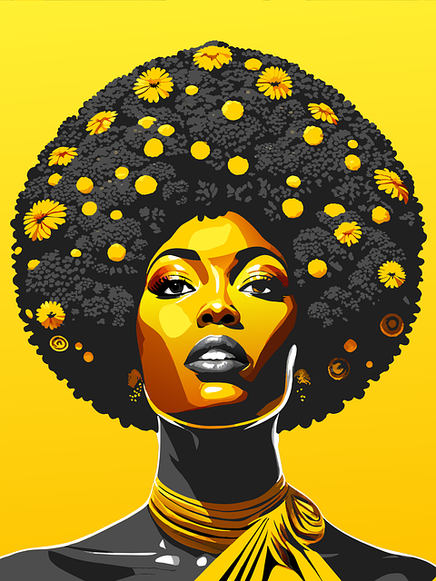Kvinde, Model, Ansigt, Afro, Stil