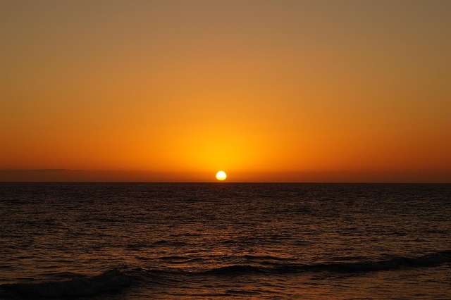 Mar, Pôr Do Sol, Sol, Panorama, Agua