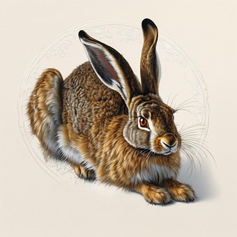 Созданный Ии, Кролик, Животное