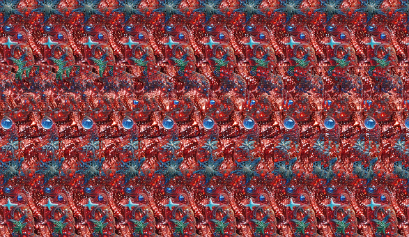 Free Stereogram Magic Eye illustration and picture