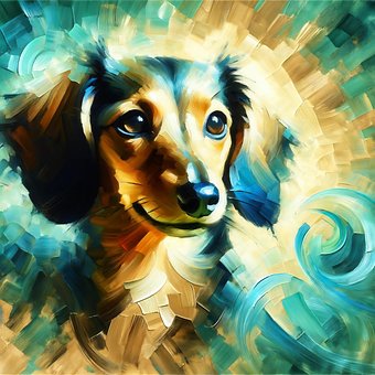 Ai Generiert, Dackel, Hund, Herz