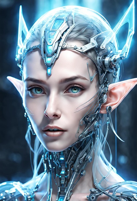 Free Ai Generated Cyborg illustration and picture