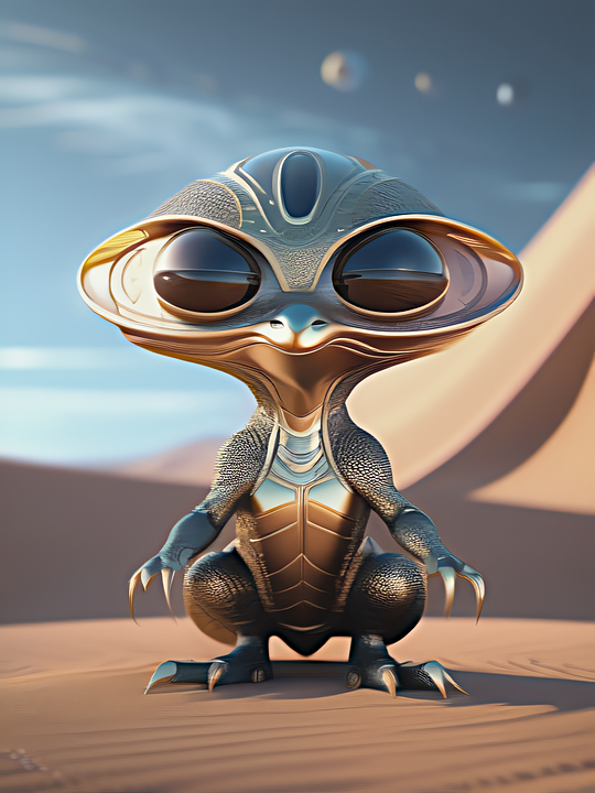 Download Ai Generated Extraterrestrial Alien Royalty-Free Stock ...
