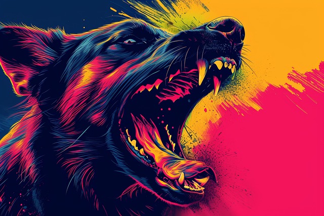 Free ai generated dog puppy illustration