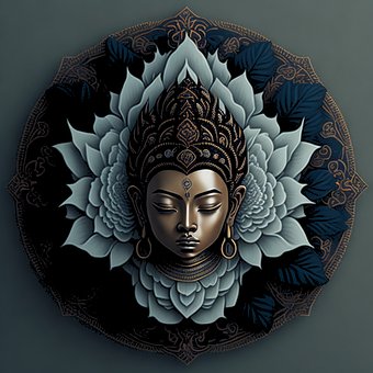 Buddha, Mandala, Yoga, Tibet, Templu