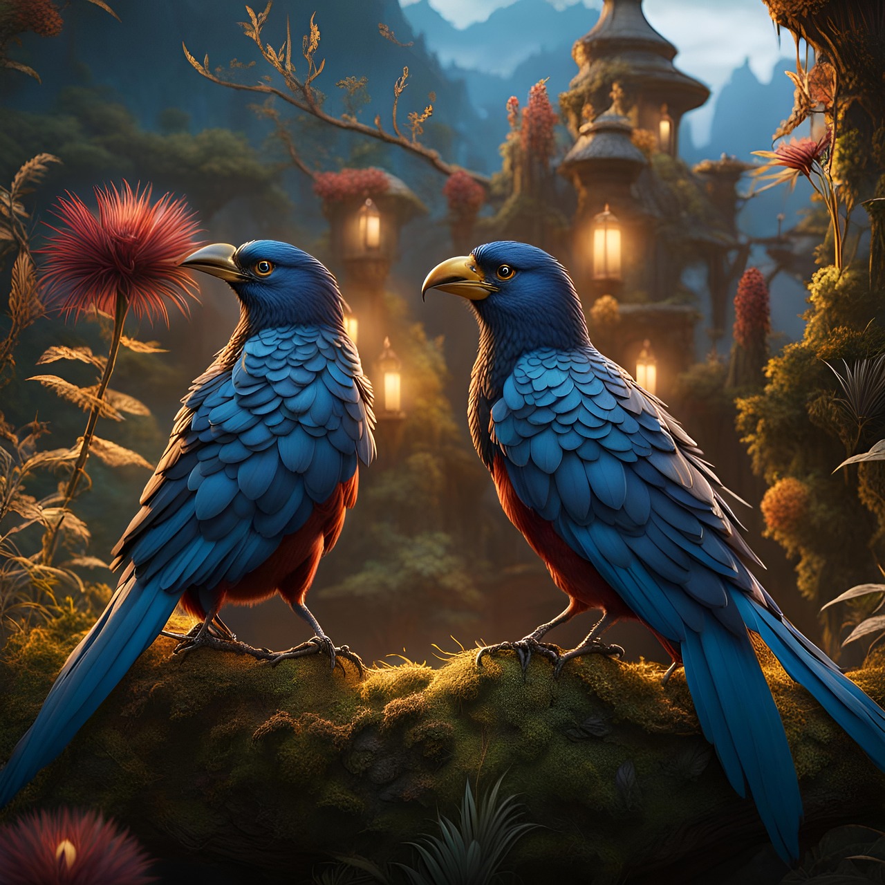 Download Ai Generated Birds Beaks Royalty Free Stock Illustration