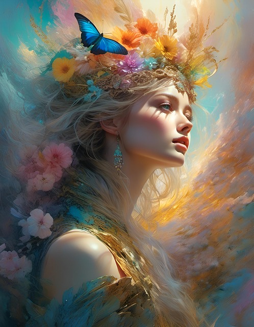 Free ai generated woman mother illustration