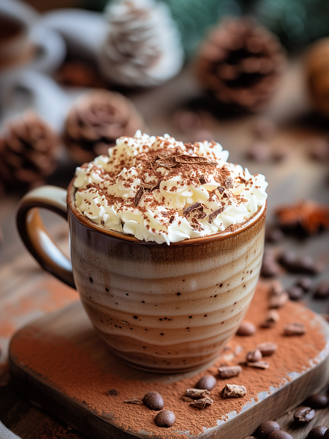 Free cocoa chocolate winter illustration