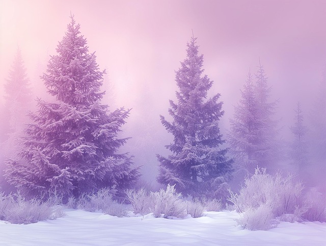 Free snow winter wonderland illustration