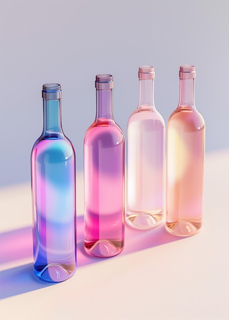 Free colorful bottles gradient illustration