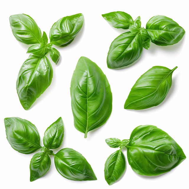 Download free HD stock image of Ai Generated Basil Free ai generated basil leaves illustration