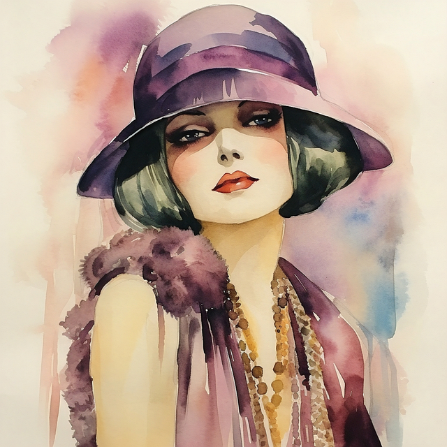 Download free HD stock image of Ai Generated Girl Free ai generated girl great gatsby illustration