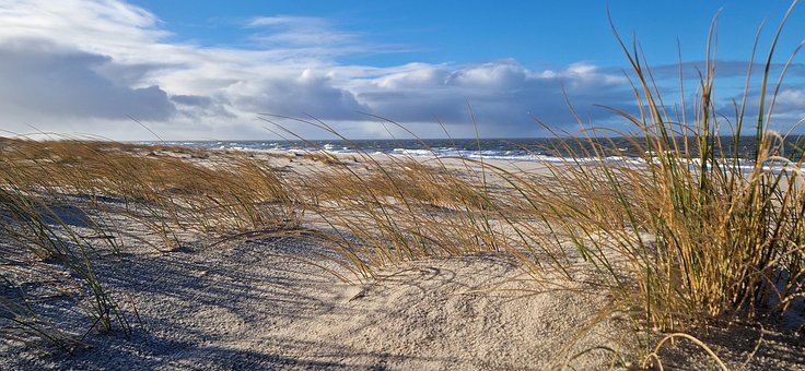 Strand, Meer, Küste, Dünen, Insel