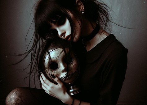 Free Young Woman Head illustration and picture