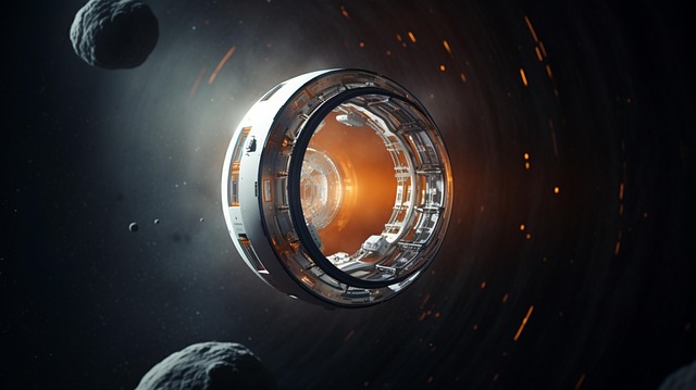 Free ai generated spacecraft satellite illustration