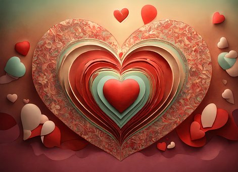 Ai Generiert, Herz, Liebe, Valentinstag