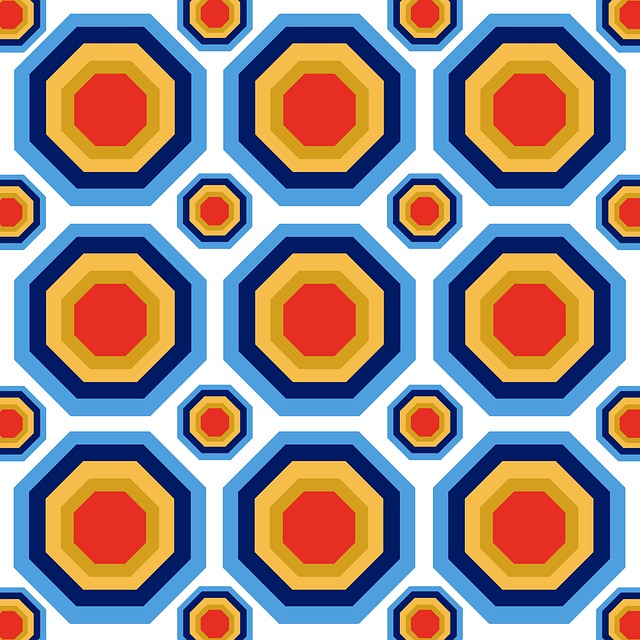 Free hexagon pattern geometric illustration