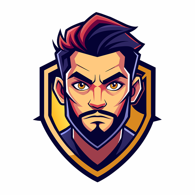 Free ai generated man logo vector