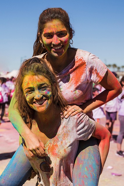 Holi, Indien, Religion, Farve, Farverig
