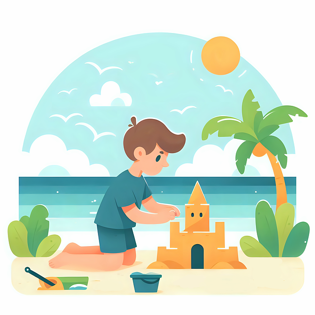 Free ai generated nature boy illustration