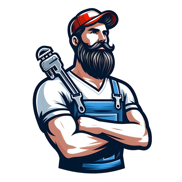 Download free HD stock image of Ai Generated Man Free ai generated man plumber illustration