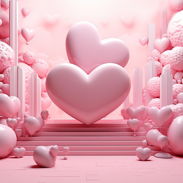 Elsker, Valentine, Hjerte, Romantisk
