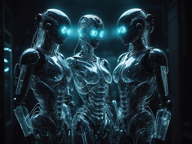 Free ai generated alien cyborg illustration