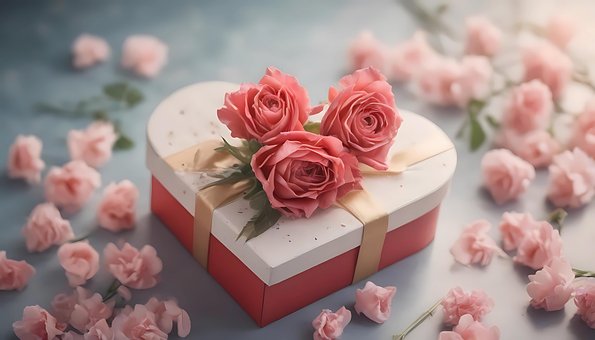 Ai Generert, Roser, Gave, Blomster