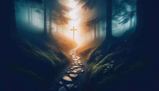 Tree Cross Cartoon Download Ai Generated, Cross, Trees. Royalty-Free Stock Illustration ...