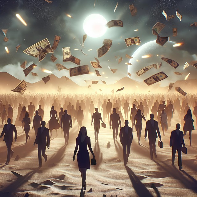Free ai generated power money illustration