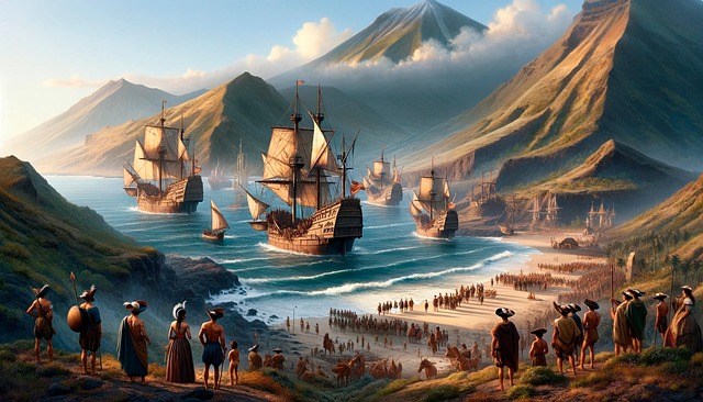 Free ai generated voyage bay illustration