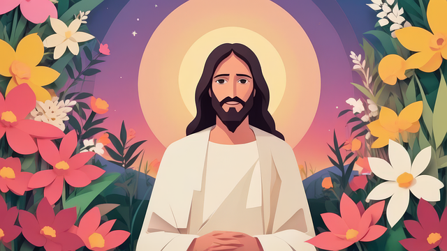 Free ai generated jesus christ illustration