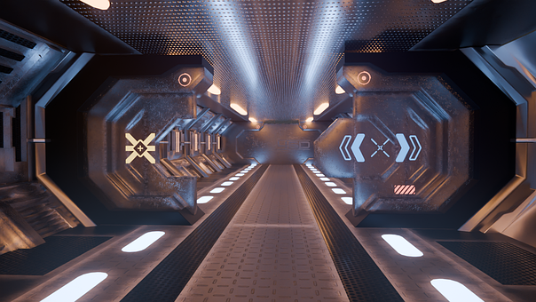 Free Sci-Fi Spaceship illustration and picture