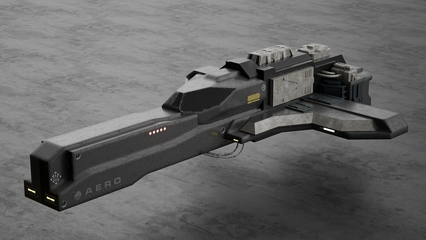 Free Spaceship Flying illustration and picture