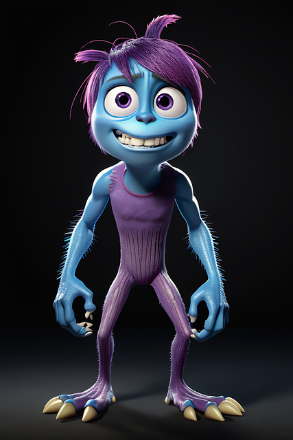 Free ai generated monster creature illustration