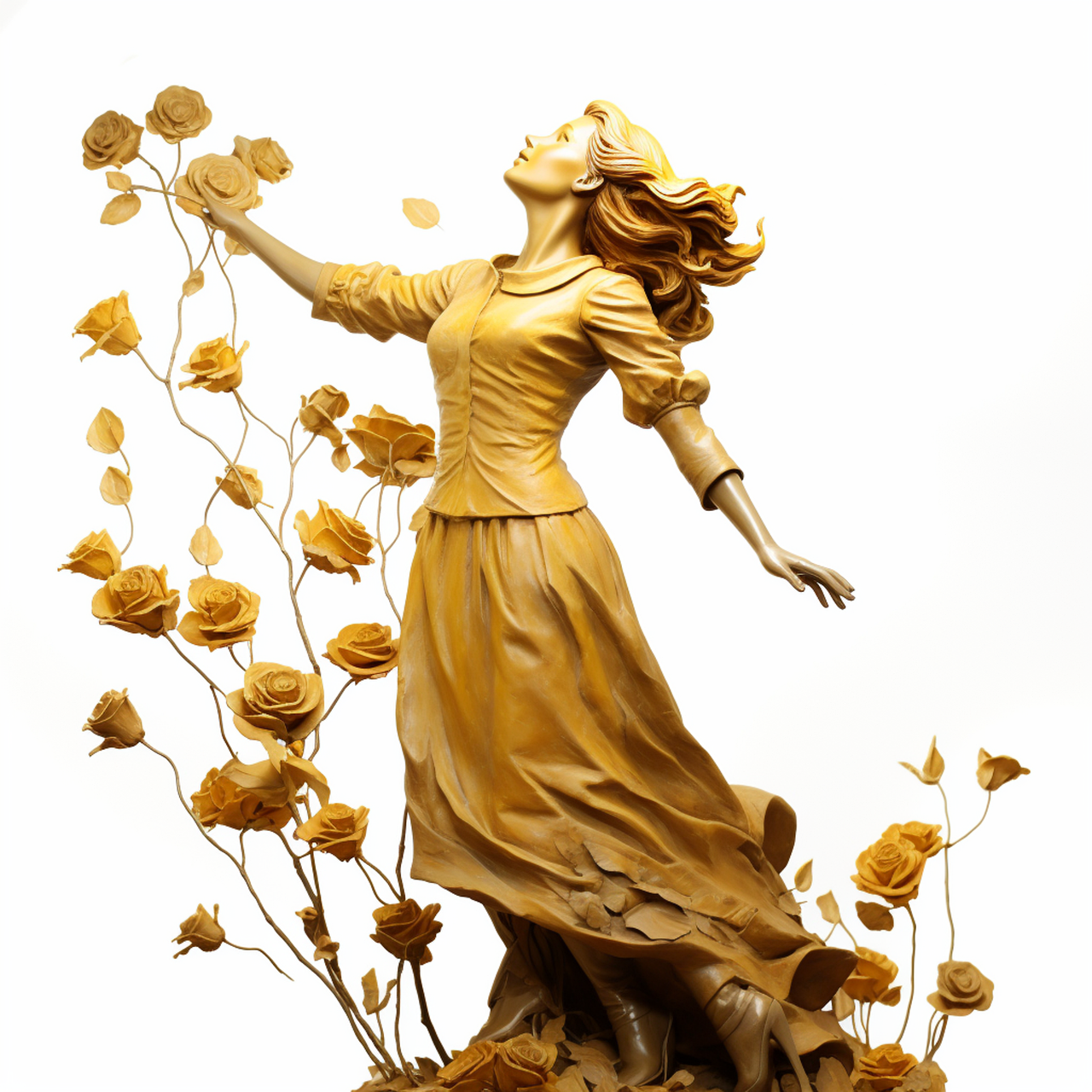 Download Woman Sculpture Artwork Royalty-Free Stock Illustration Image