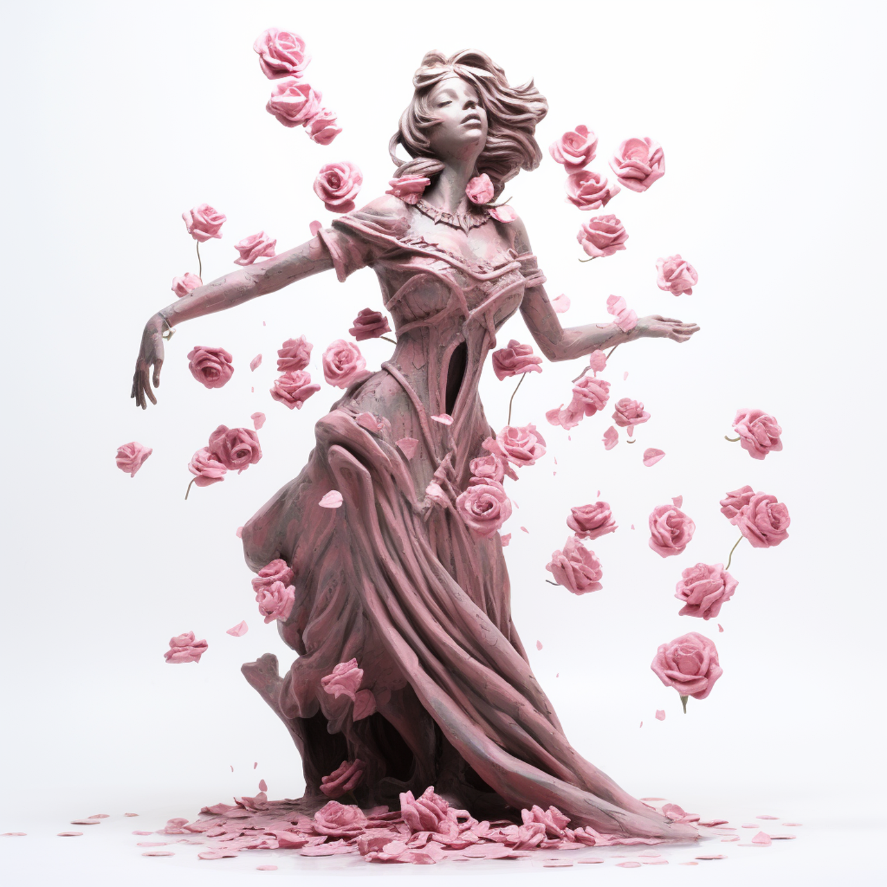 Download Woman, Sculpture, Artwork. Royalty-Free Stock Illustration