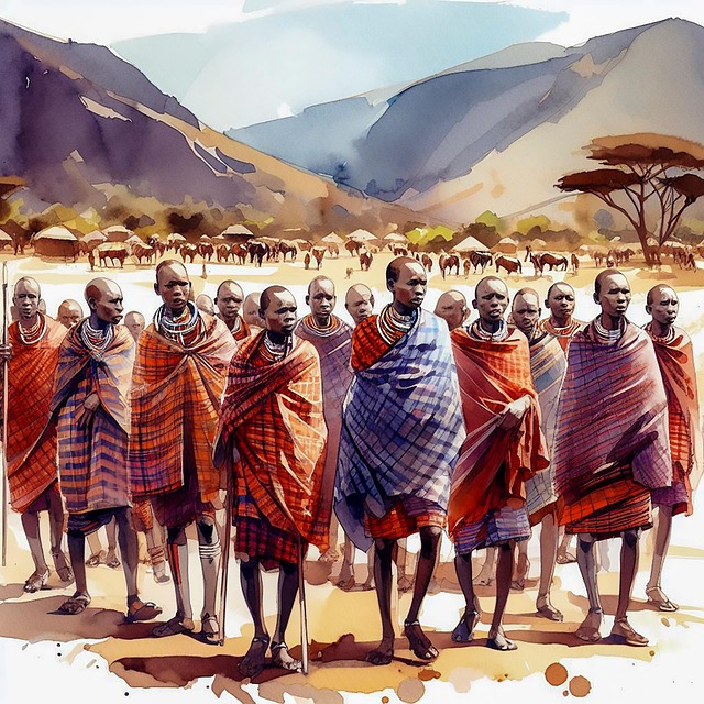 Ai Generiert, Masai, Afrika, Kenia